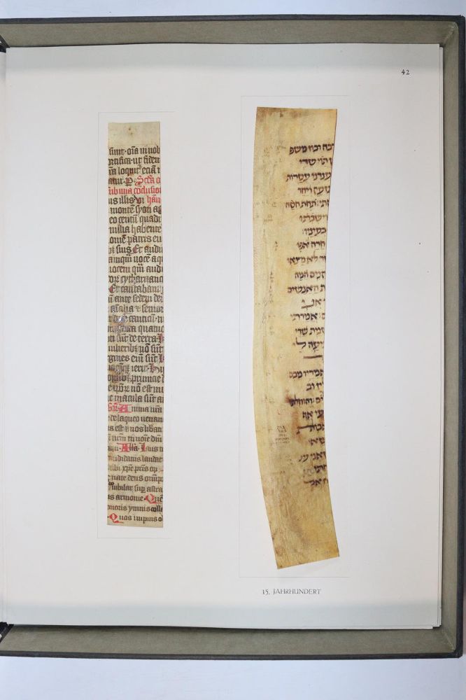 Große Abbildung Nr.1074: 145-122 Handschrift zum Buch, Von der: (Handschriften)