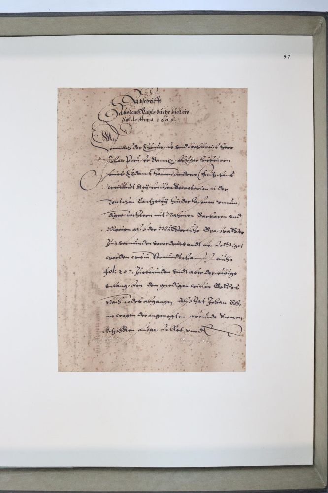 Große Abbildung Nr.1083: 145-122 Handschrift zum Buch, Von der: (Handschriften)