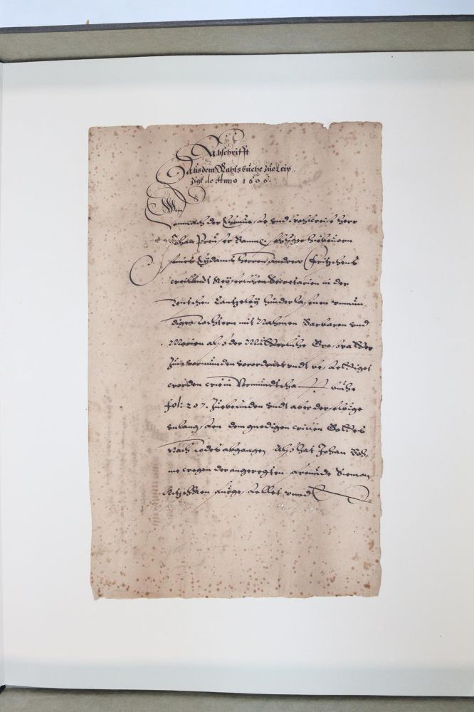 Große Abbildung Nr.1084: 145-122 Handschrift zum Buch, Von der: (Handschriften)