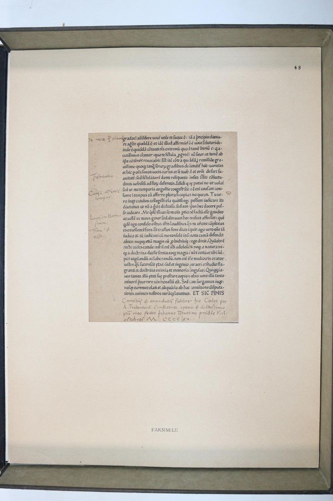 Große Abbildung Nr.1085: 145-122 Handschrift zum Buch, Von der: (Handschriften)