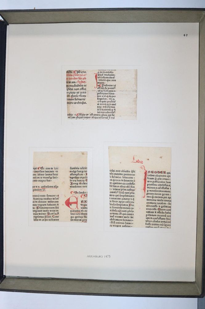 Große Abbildung Nr.1087: 145-122 Handschrift zum Buch, Von der: (Handschriften)