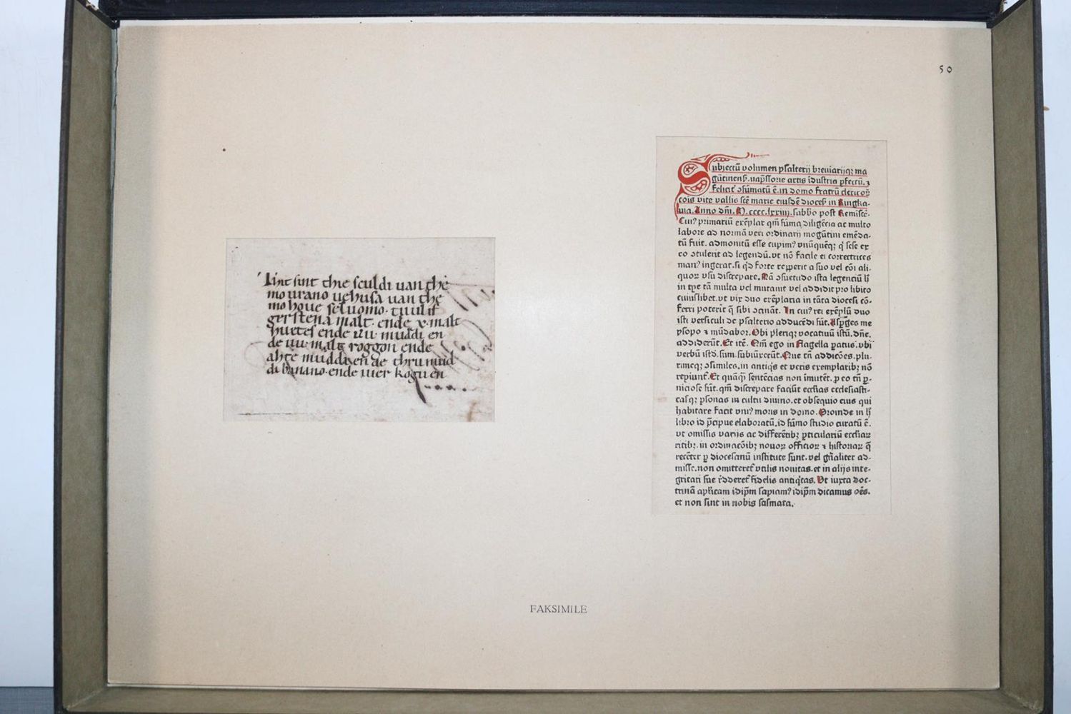 Große Abbildung Nr.1088: 145-122 Handschrift zum Buch, Von der: (Handschriften)