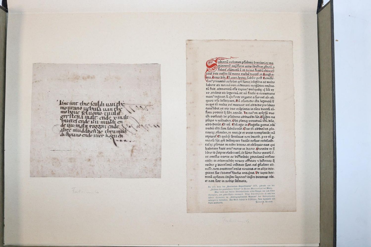 Große Abbildung Nr.1089: 145-122 Handschrift zum Buch, Von der: (Handschriften)