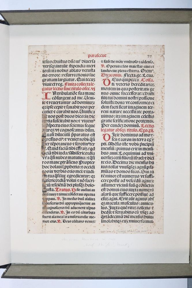 Große Abbildung Nr.1093: 145-122 Handschrift zum Buch, Von der: (Handschriften)