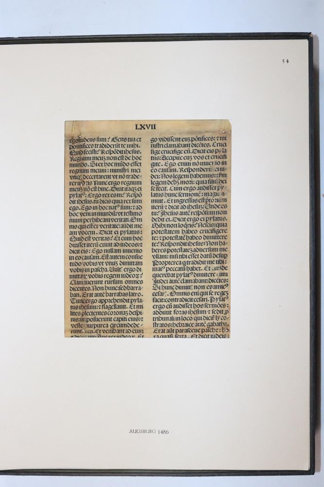 Große Abbildung Nr.1096: 145-122 Handschrift zum Buch, Von der: (Handschriften)