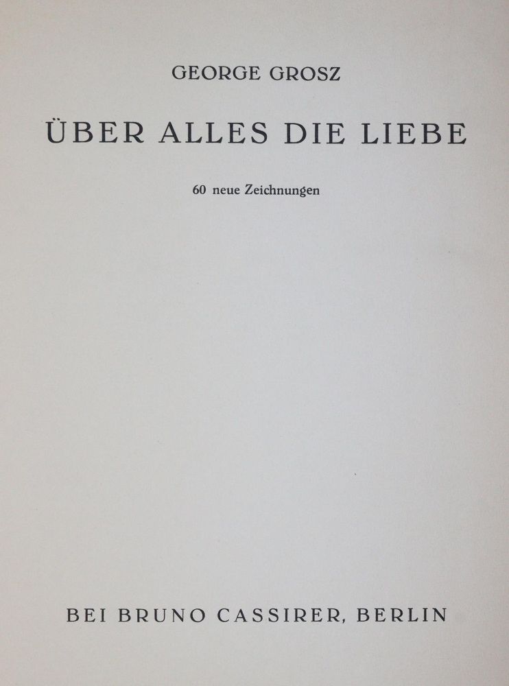 Große Abbildung Nr.3: 145-1220 Grosz,G.: (Modern literature and illustrated books 20th century)