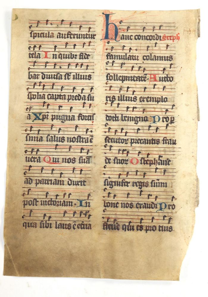 Große Abbildung Nr.4: 145-126 Initiale "S".: (Handschriften)
