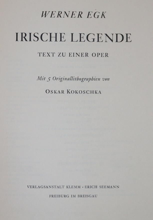 Große Abbildung Nr.1: 145-1260 Egk,W.: (Kokoschka)