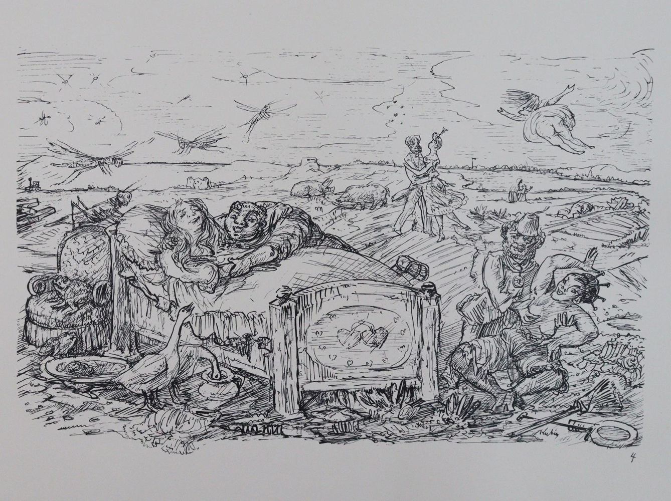 Große Abbildung Nr.3: 145-1265 Kubin,A.: (Literatur und illustrierte Bücher 20.Jahrhundert - Alte Literatur in modernen Ausgaben)