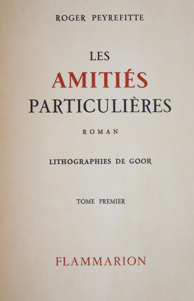 Große Abbildung Nr.3: 145-1308 Peyrefitte,R.: (Modern literature and illustrated books 20th century)