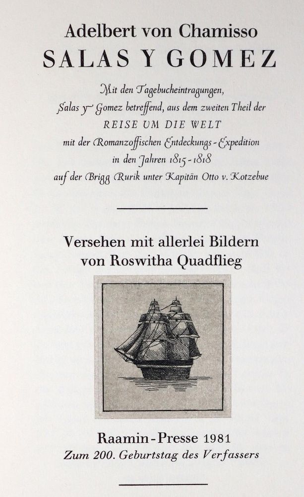 Große Abbildung Nr.1: 145-1324 Chamisso,A.v.: (Raamin-Presse)