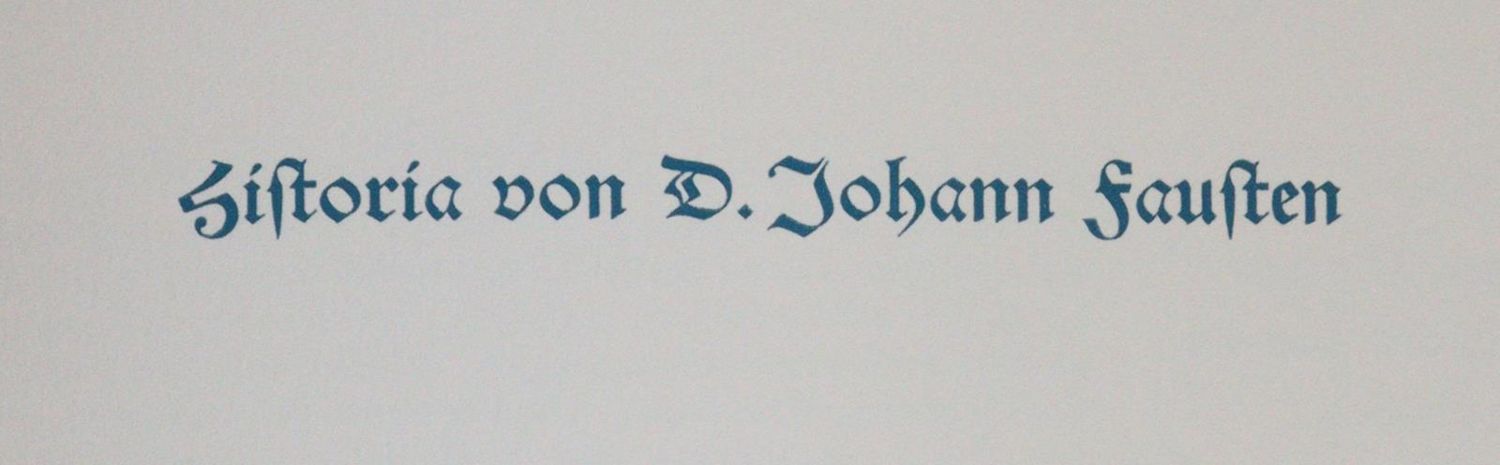Große Abbildung Nr.5: 145-1326 Historia von D. Johann Fausten.: (Raamin-Presse)