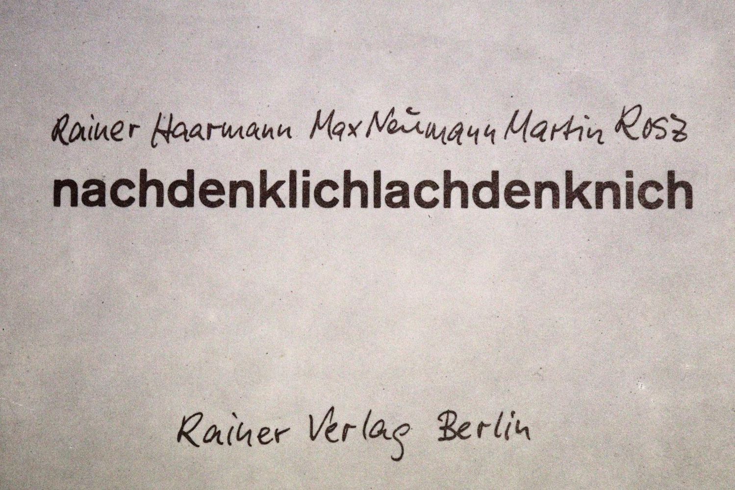 Große Abbildung Nr.1: 145-1332 Vennekamp,J.: (Rainer Verlag)