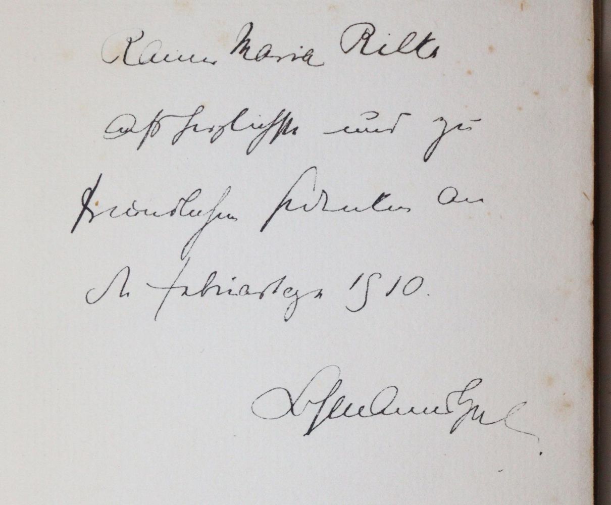 Große Abbildung Nr.3: 145-1337 Hofmannsthal,H.v.: (Rilke)