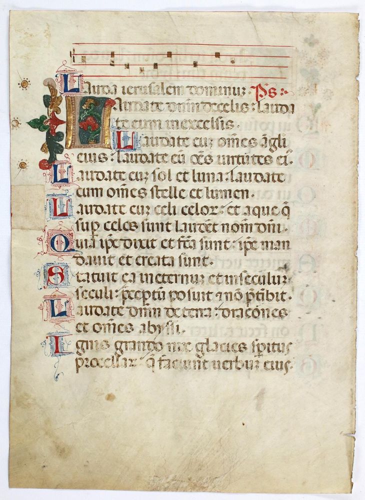 Große Abbildung Nr.21: 145-136 Psalter.: (Handschriften)