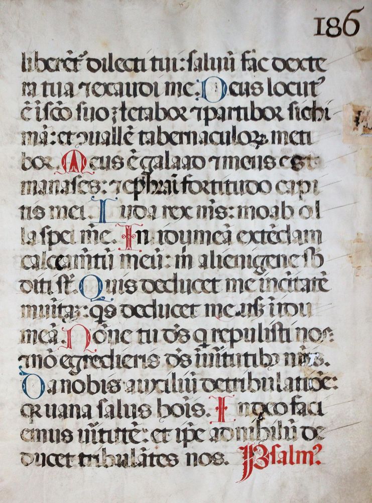Große Abbildung Nr.2: 145-137 Psalter.: (Handschriften)