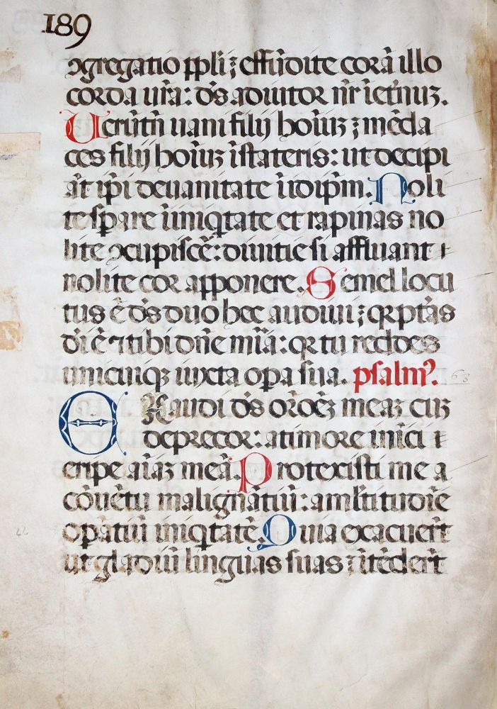 Große Abbildung Nr.4: 145-137 Psalter.: (Handschriften)