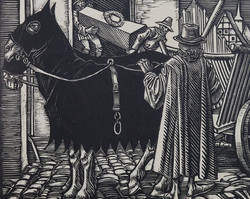 Große Abbildung Nr.1: 145-1371 Tod von Basel, Der.: (Modern literature and illustrated books 20th century)