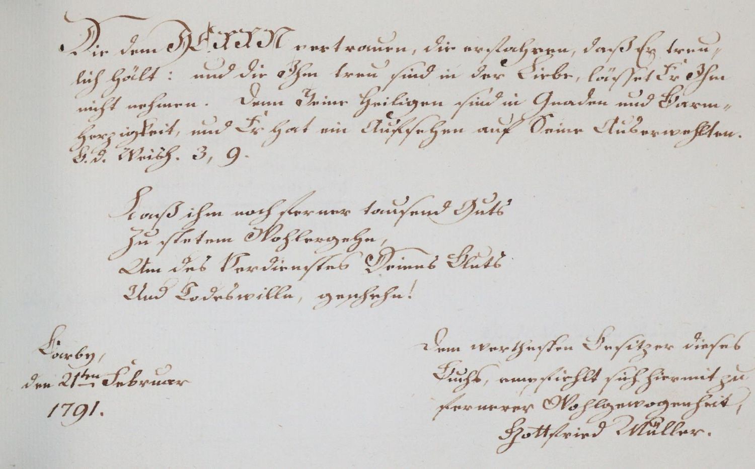 Große Abbildung Nr.3: 145-140 Herrnhuter.: (Handschriften, Stammbücher)