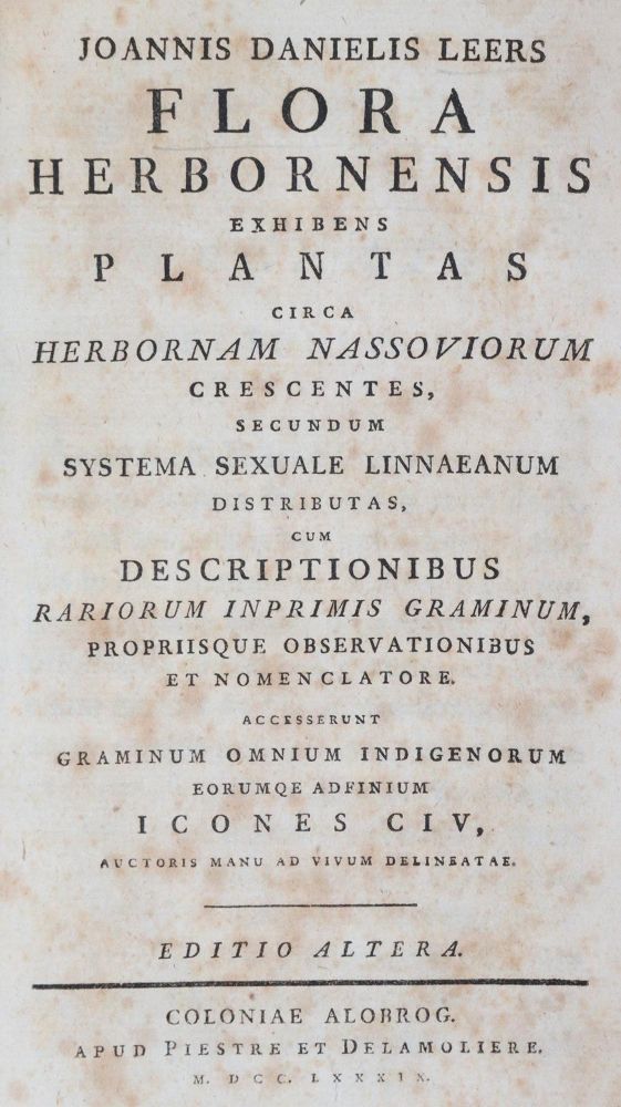 Große Abbildung Nr.3: 145-1407 Leers,J.D.: (Botanik)