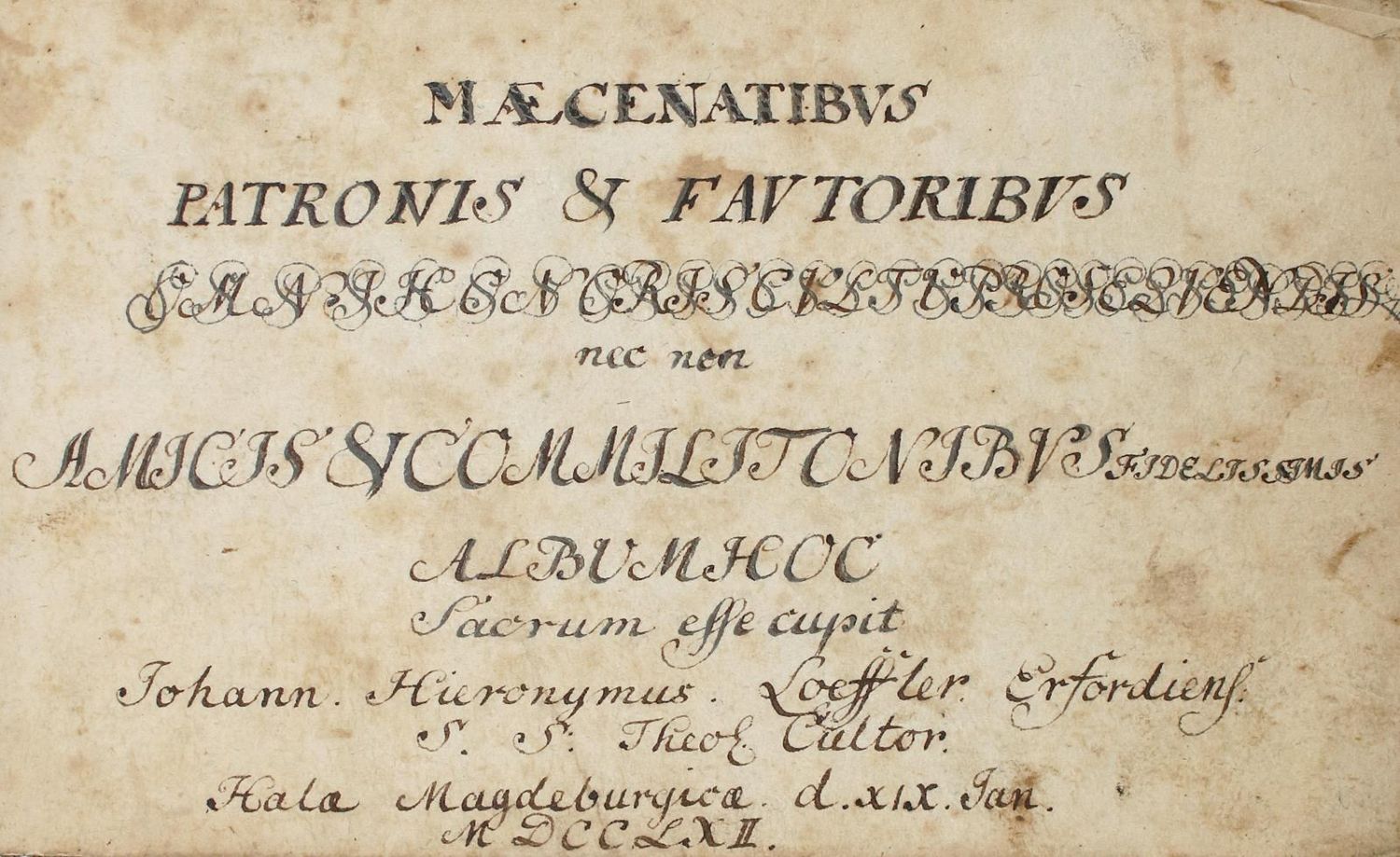 Große Abbildung Nr.5: 145-141 Stammbücher.: (Handschriften)