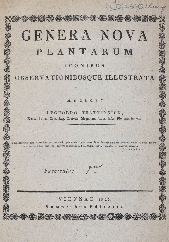 Große Abbildung Nr.3: 145-1418 Trattinnick,L.: (Botanik)