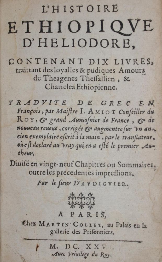 Große Abbildung Nr.3: 145-145 Heliodorus.: (Alte Drucke, Handschriften und Theologie)
