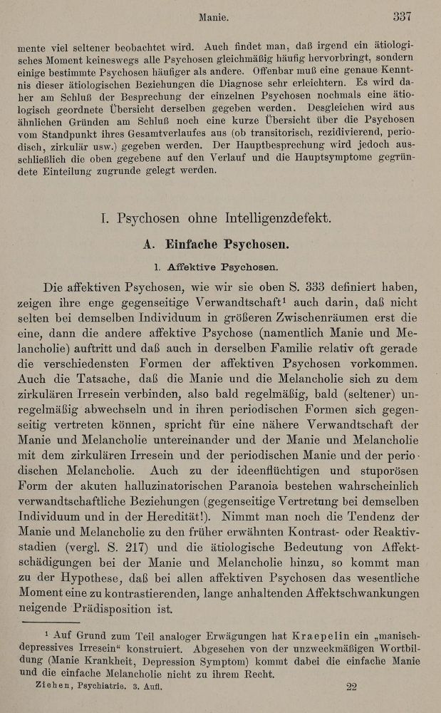 Große Abbildung Nr.1: 145-1478 (Ziehen,T.: (Medizin, Psychiatrie)
