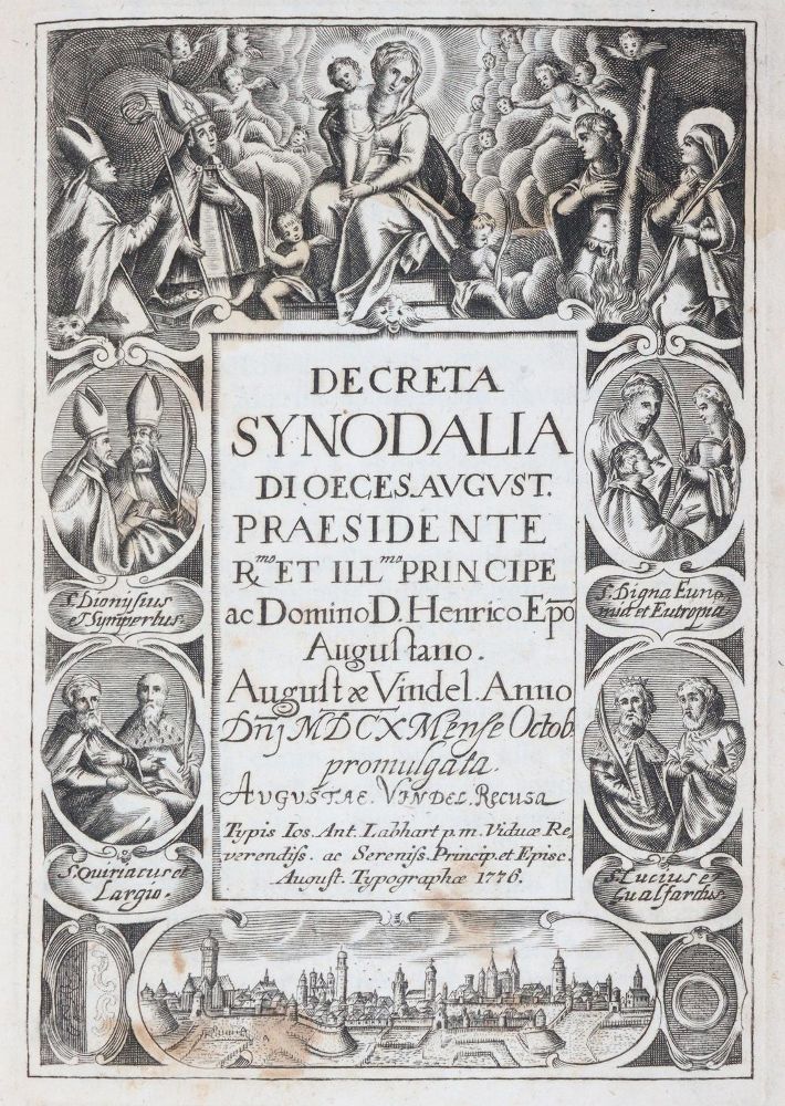 Große Abbildung Nr.1: 145-15 Decreta Synodalia: (Augsburg)