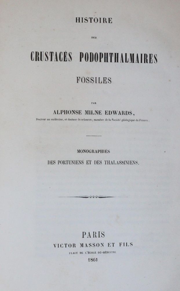 Große Abbildung Nr.5: 145-1504 Milne-Edwards,A.: (Zoologie, Krebse)