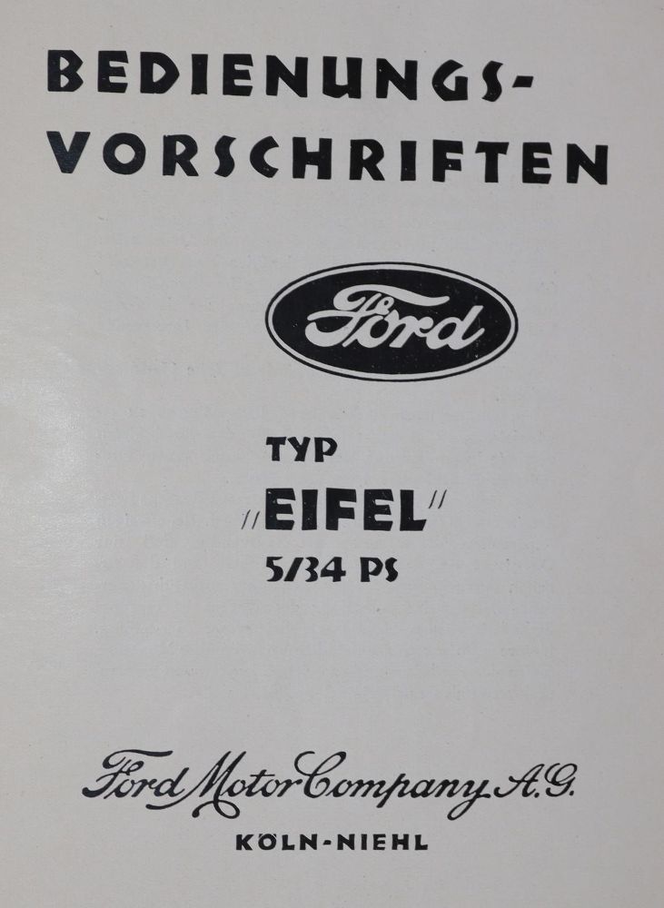 Große Abbildung Nr.2: 145-1535 Ford AG.: (Verschiedene Gebiete - Varia, Auto)