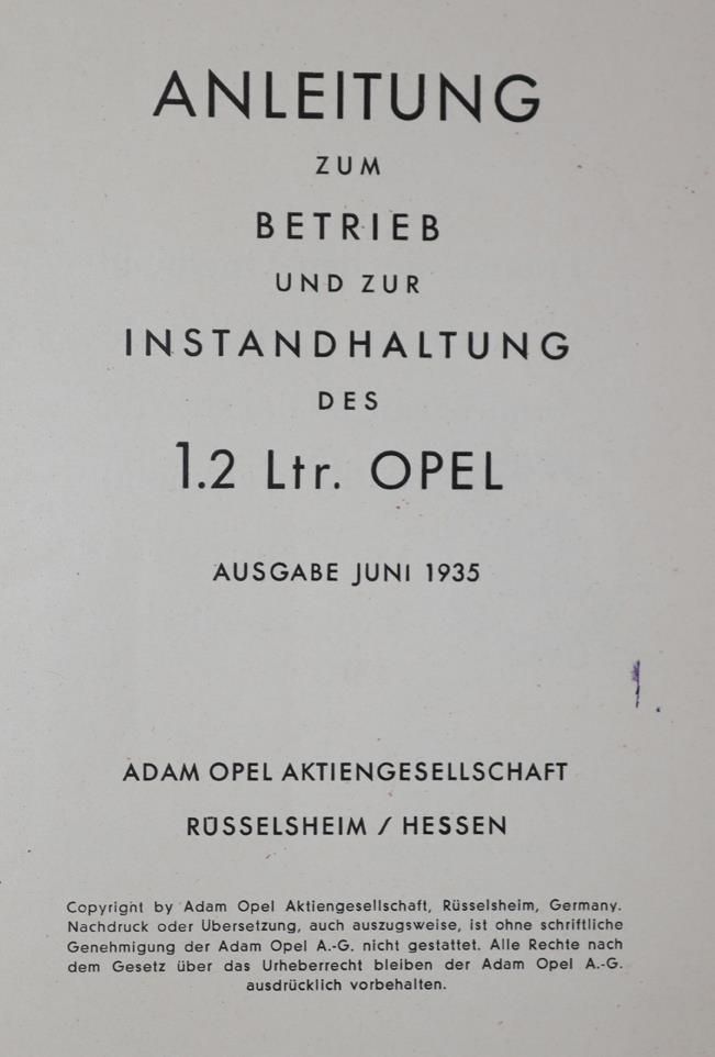 Große Abbildung Nr.1: 145-1539 Opel AG.: (Verschiedene Gebiete - Varia, Auto)