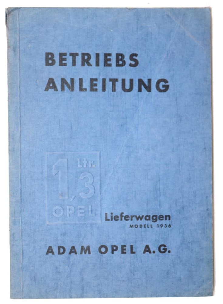 Große Abbildung Nr.2: 145-1540 Opel AG.: (Verschiedene Gebiete - Varia, Auto)