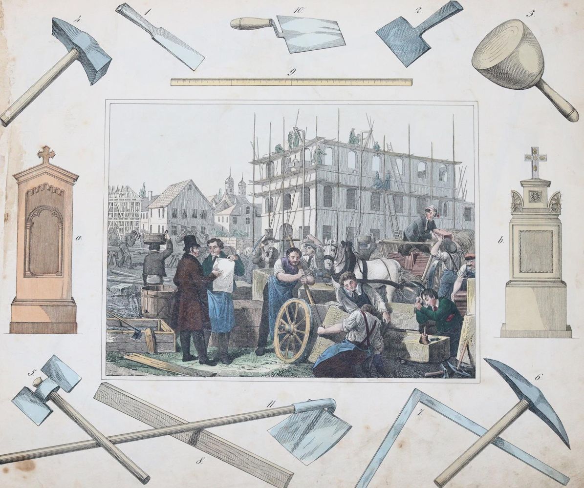 Große Abbildung Nr.4: 145-1548 30 Werkstätten: (Verschiedene Gebiete - Varia, Berufe)