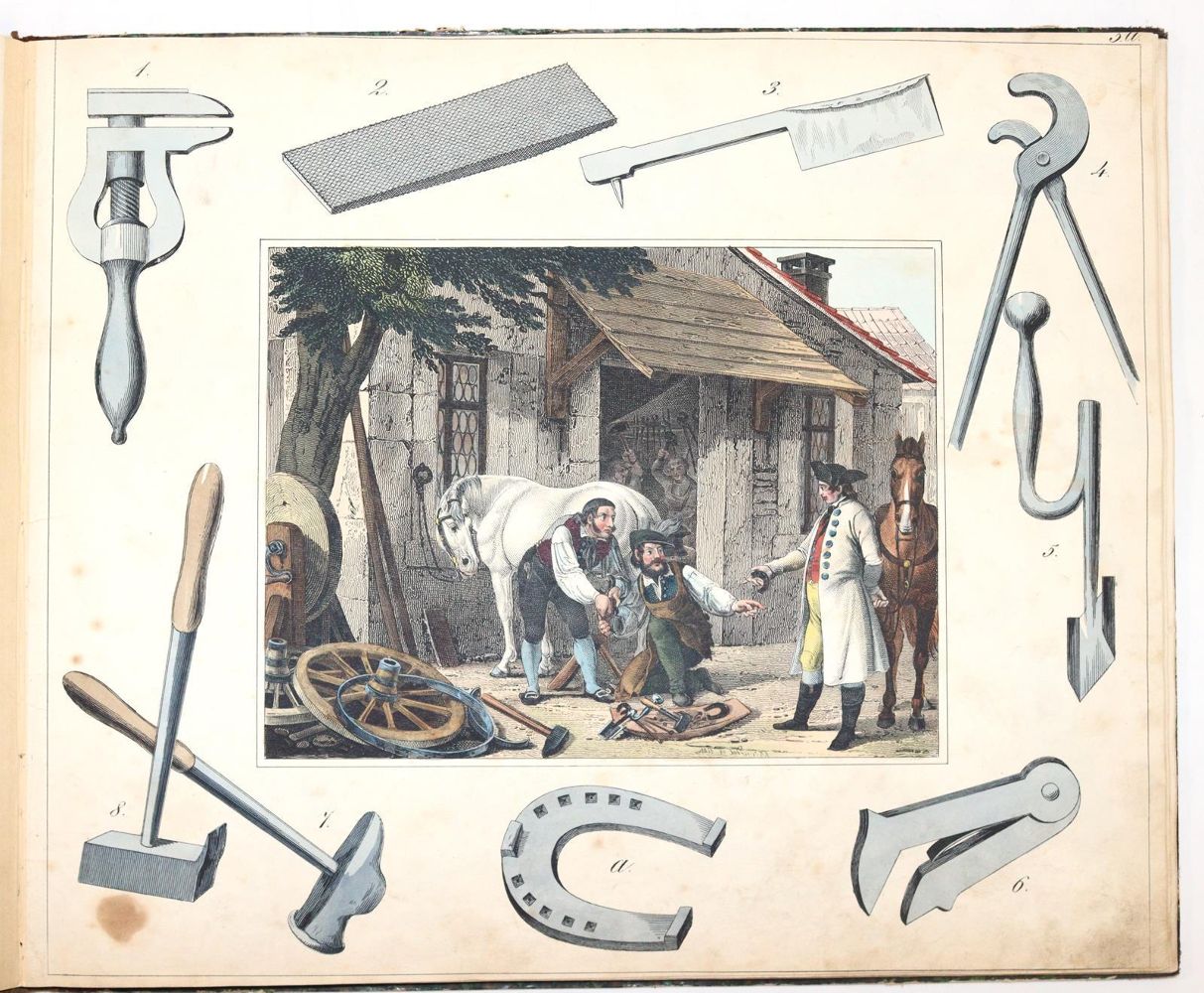 Große Abbildung Nr.5: 145-1548 30 Werkstätten: (Verschiedene Gebiete - Varia, Berufe)