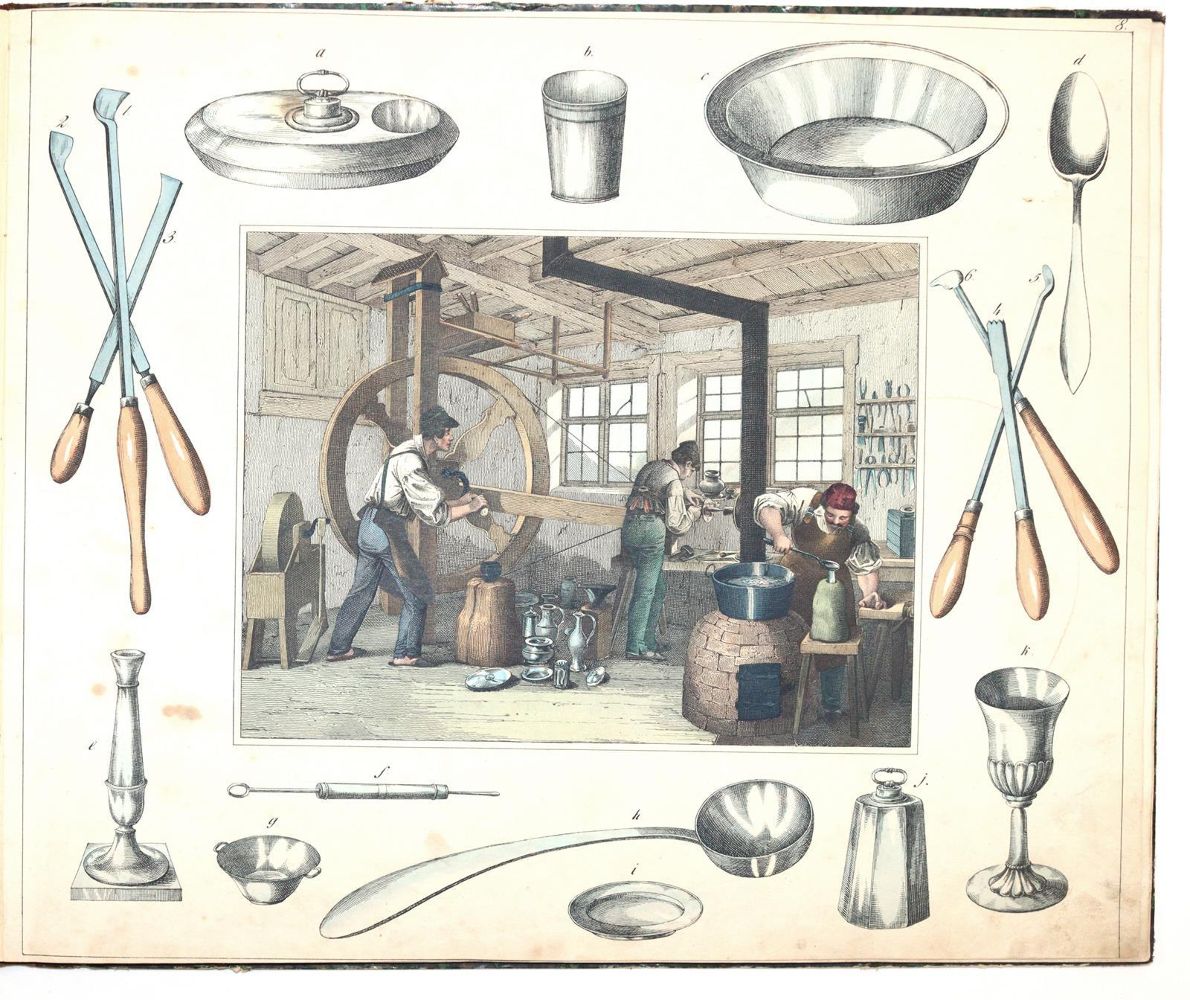 Große Abbildung Nr.6: 145-1548 30 Werkstätten: (Verschiedene Gebiete - Varia, Berufe)