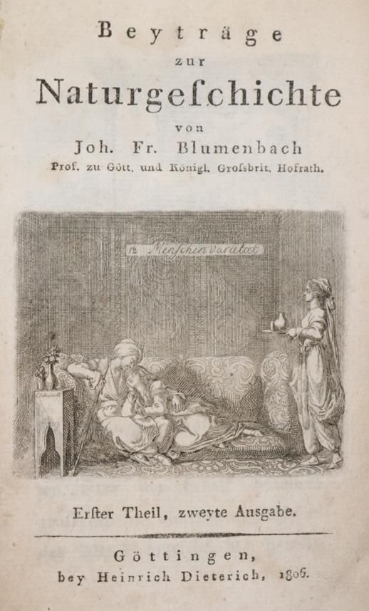 Große Abbildung Nr.1: 145-1549 Blumenbach,J.F.: (Verschiedene Gebiete - Varia)