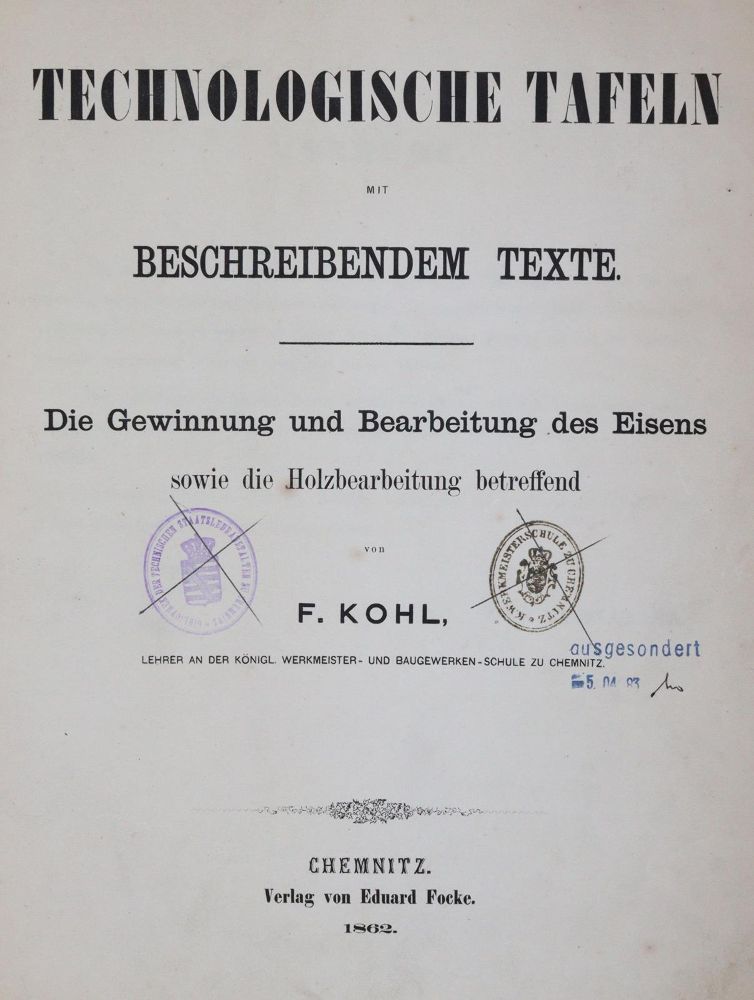 Große Abbildung Nr.3: 145-1573 Kohl,F.: (Verschiedene Gebiete - Varia)