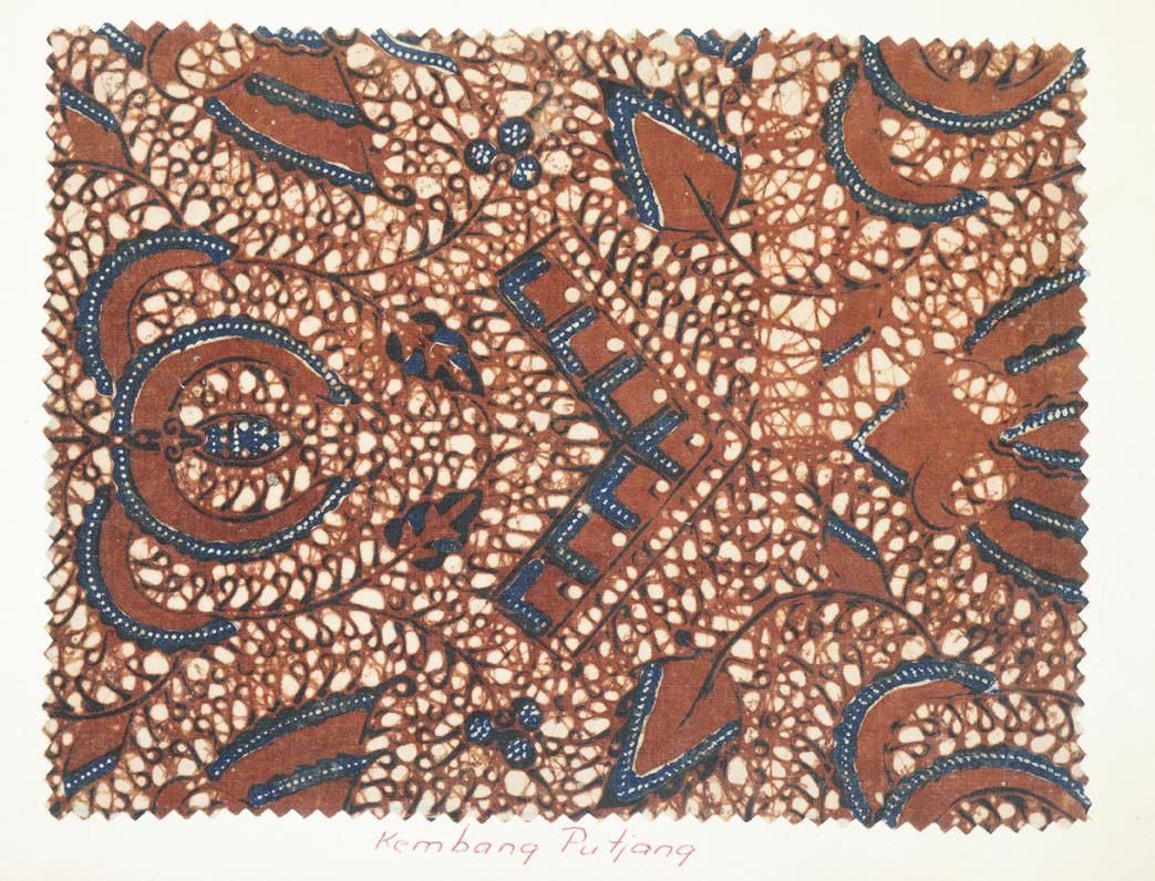 Große Abbildung Nr.1: 145-1609 Batik-Stoffmusterbuch.: (Verschiedene Gebiete - Varia, Textil)