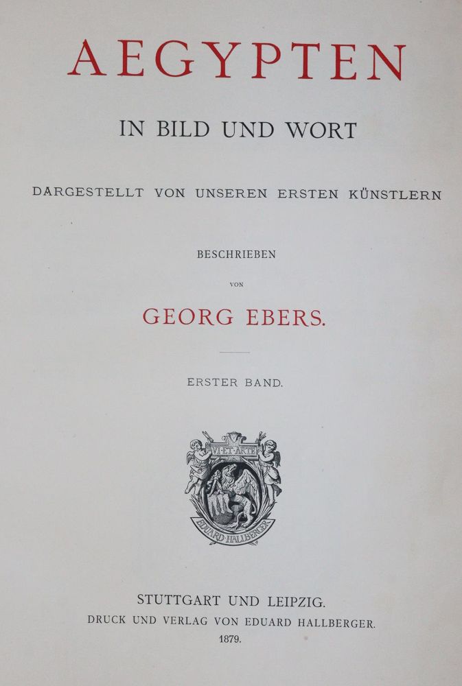 Große Abbildung Nr.8: 145-1619 Ebers,G.: (Afrika, Ägypten)