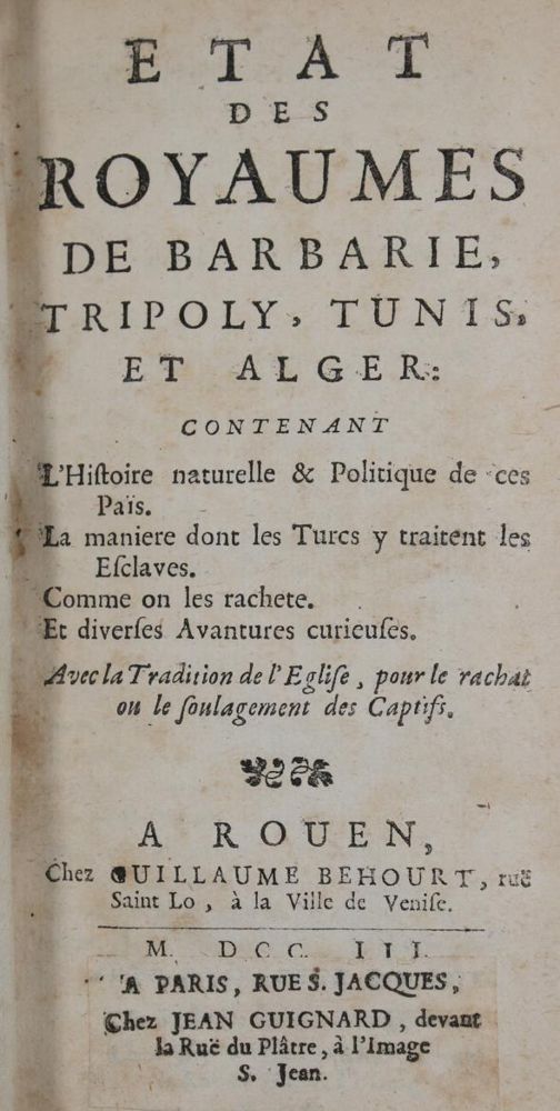 Große Abbildung Nr.1: 145-1626 (La Faye,J.B.de).: (Afrika)