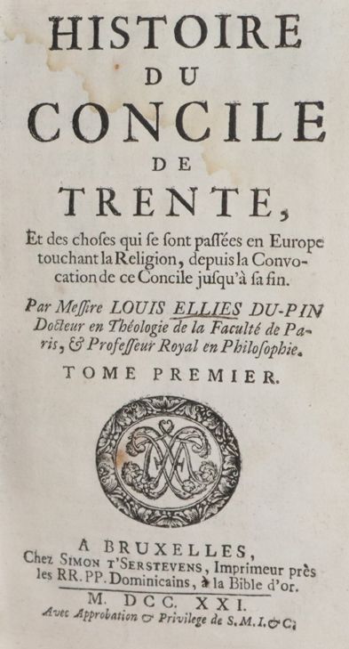 Große Abbildung Nr.1: 145-166 Dupin,L.E.: (Konzil von Trient)