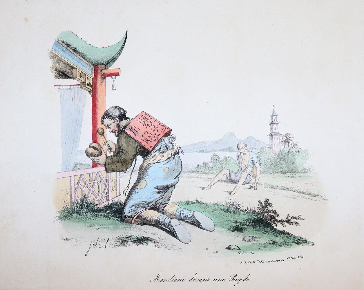 Große Abbildung Nr.8: 145-1662 Album chinois.: (Asien, China)