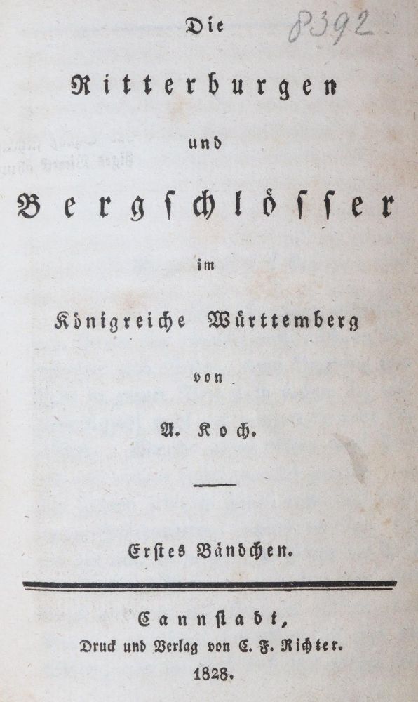 Große Abbildung Nr.3: 145-1692 Koch,A.: (Deutschland, Baden-Württemberg)