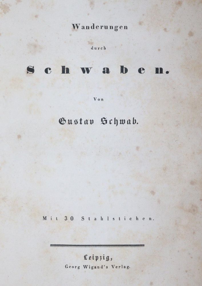 Große Abbildung Nr.1: 145-1699 Schwab,G.: (Deutschland, Baden-Württemberg)