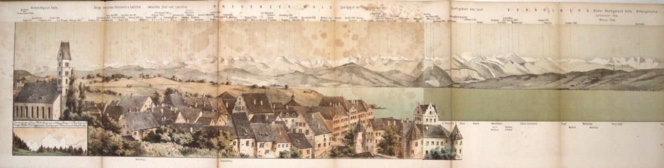 Große Abbildung Nr.1: 145-1709 Stendel,A.: (Deutschland, Bodensee, Alpen)