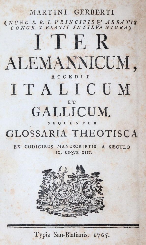 Große Abbildung Nr.1: 145-1734 Gerbert,M.: (Deutschland)
