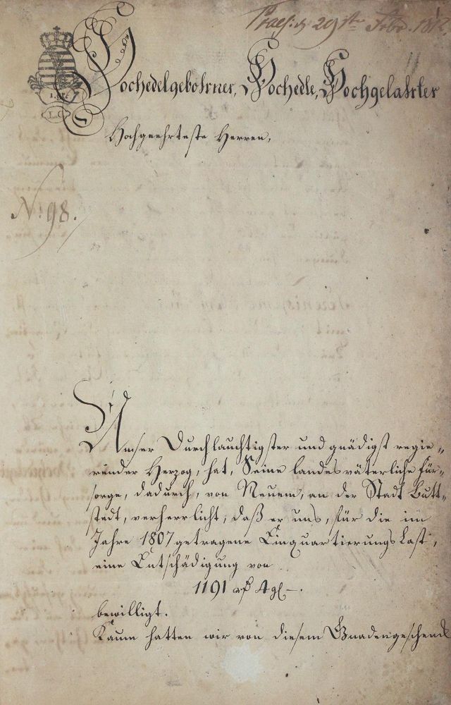 Große Abbildung Nr.2: 145-1741 Buttstadt.: (Deutschland, Handschriften)