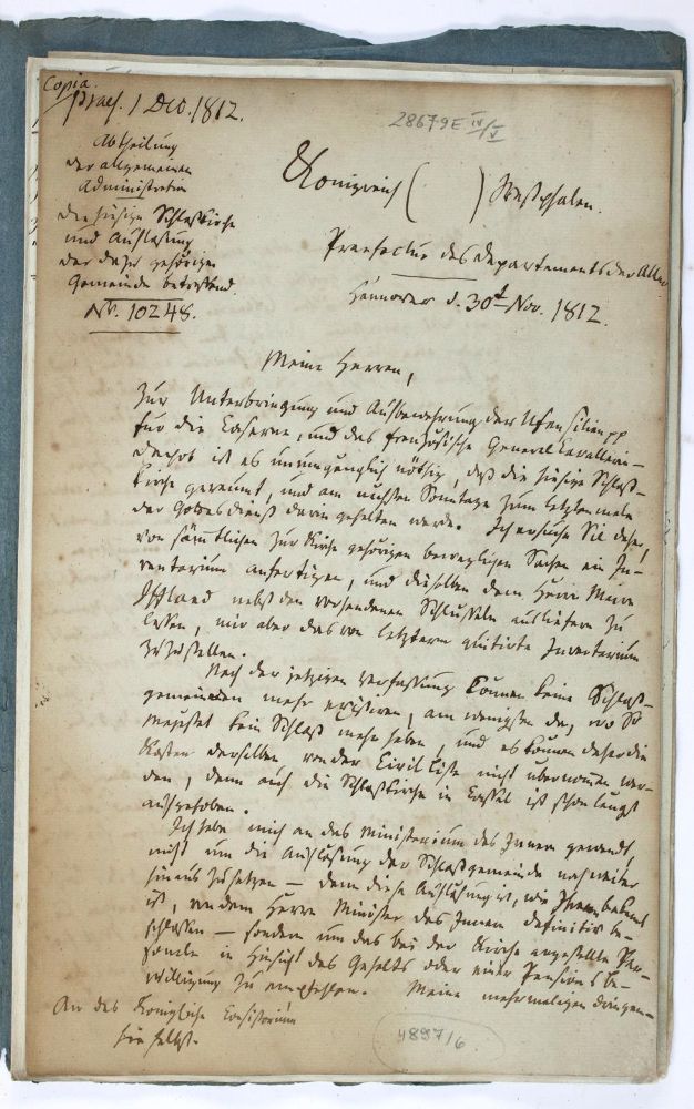 Große Abbildung Nr.2: 145-1746 Hannover.: (Deutschland, Handschriften)