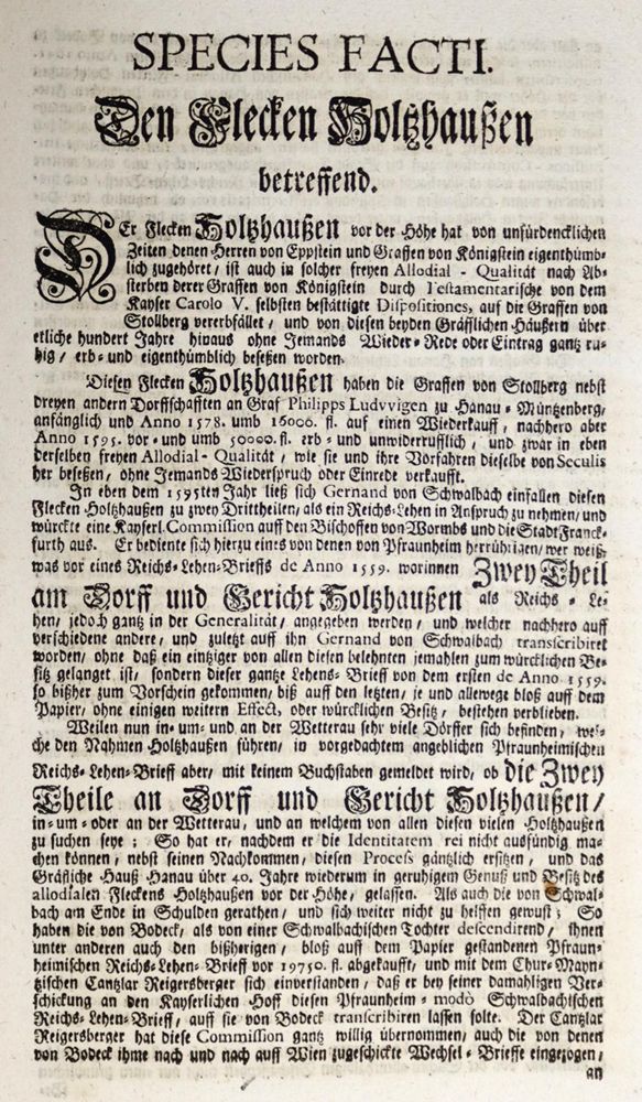 Große Abbildung Nr.1: 145-1758 Species Facti.: (Deutschland, Holzhausen)